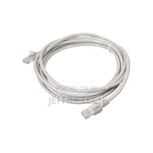 Rj45 Ethernet Network Cable Lan Cat5e Internet Patch Lead 5m -Grey