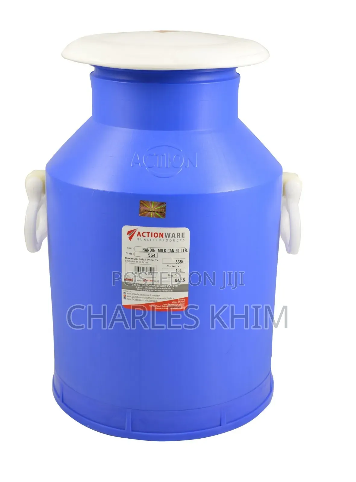 Plastic Milk Cans
