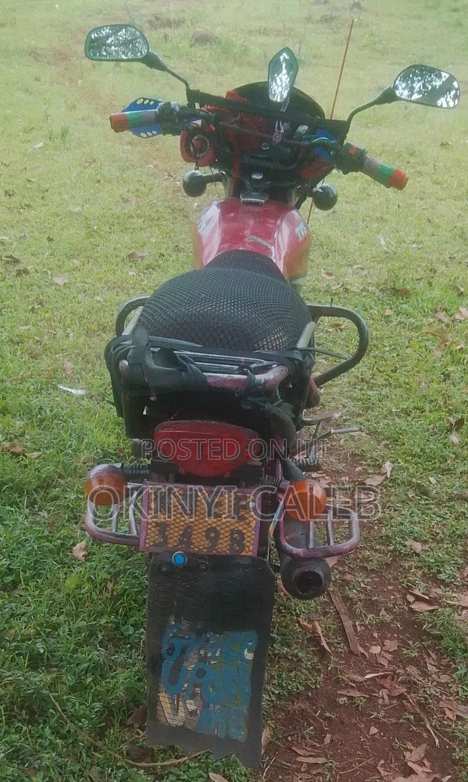 TVS HLX 125 2018 Red