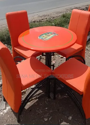 Orange Restaurant or Hotel Dining Set.