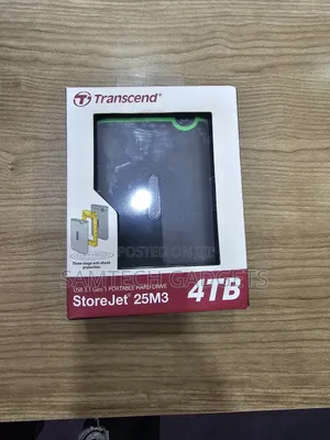 Transcend External Hard Disk 4 Terabytes