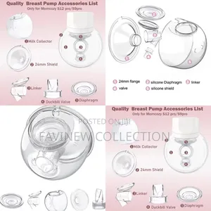 Breast Pump Collection Cup Accessories Set (For Replacement)