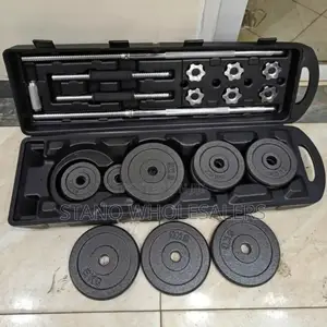 Metallic 50kg Dumbell Set