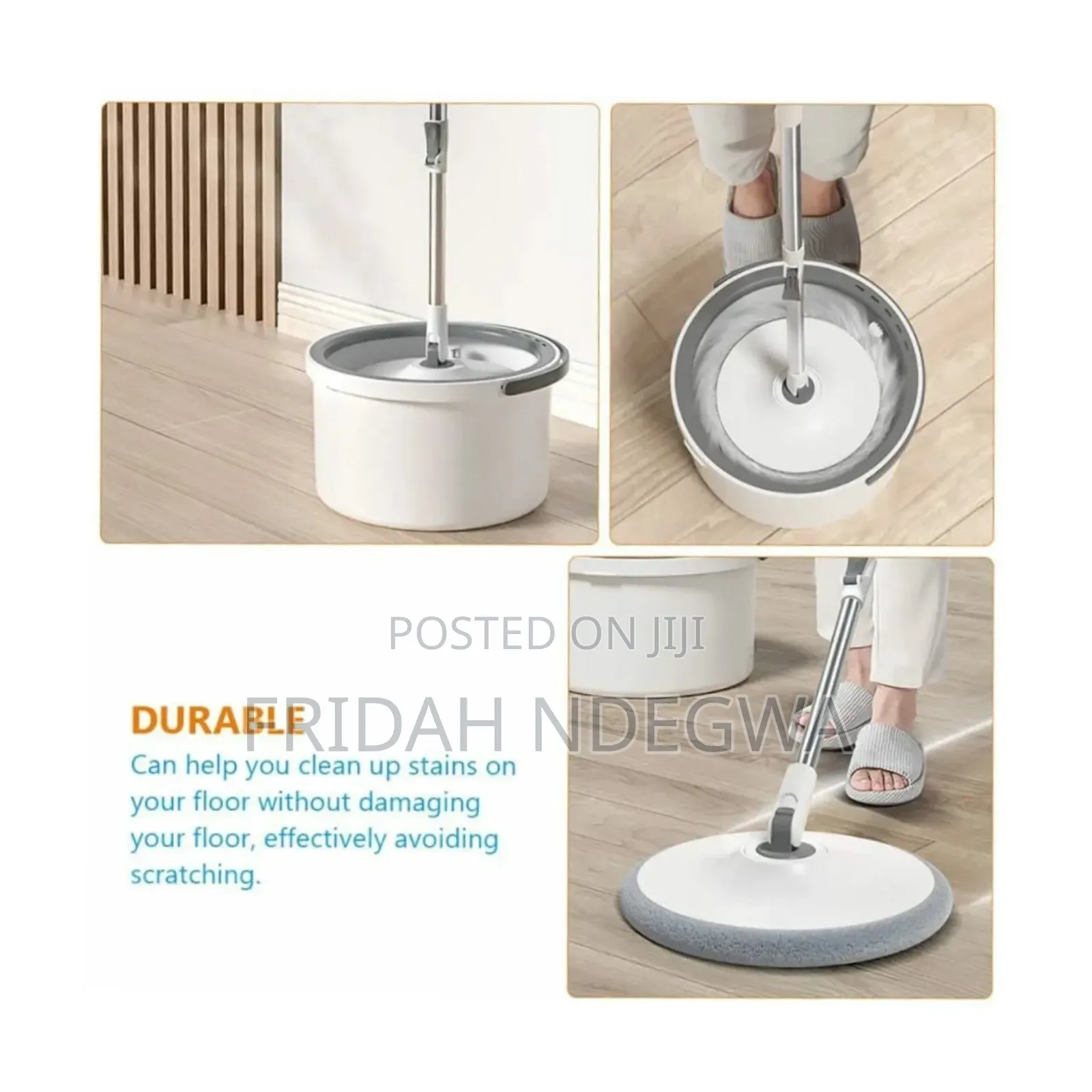 Hand-Free 360degrees Spin Mop With Bucket