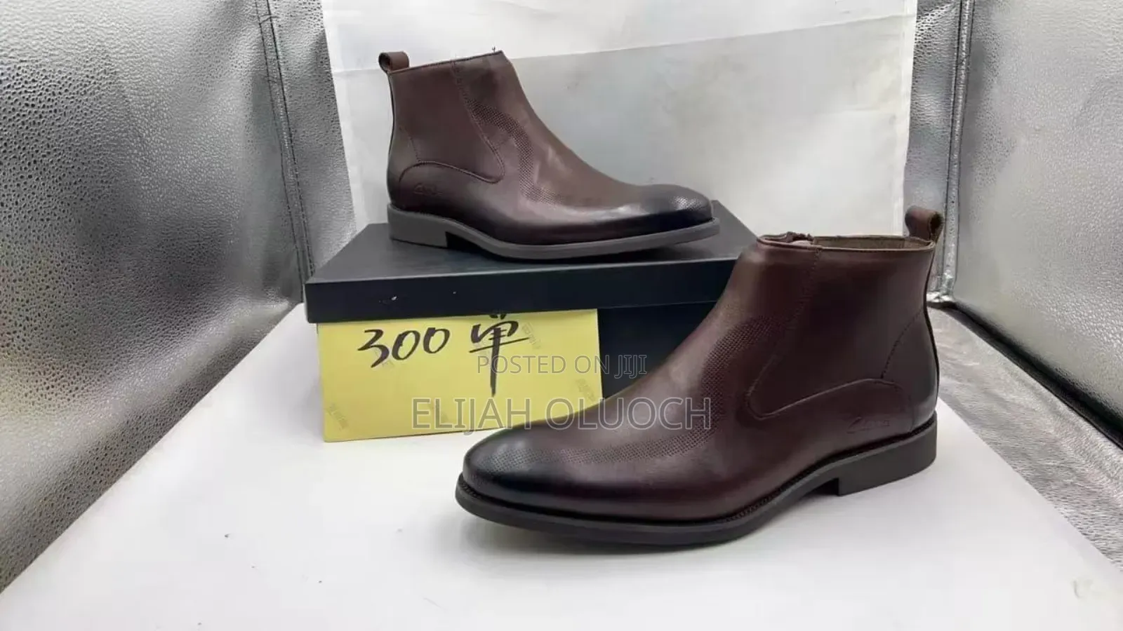 Clarks Slip_in Official Leather Boots