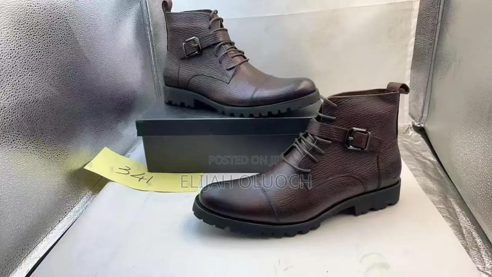 Men Leather Official Boots