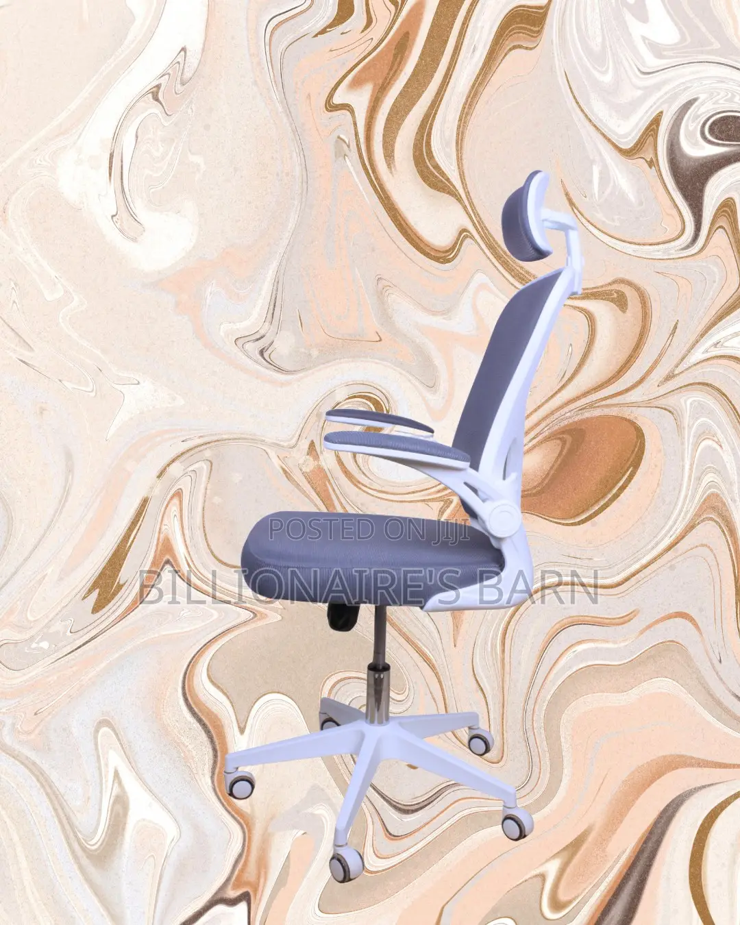 New Arrival White Ergonomic Office Chair — Great for Study or Work