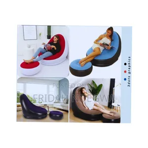 *Inflatable Seat, With Foot Rest and a Manual Pump