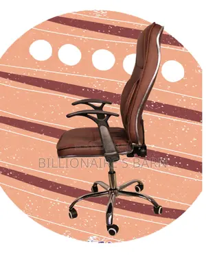 Comfy Ergonomic Executive Leather Chair | Swivel Base