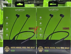 Oraimo Necklace 5 – Wireless Neckband With Deep Bass Long Battery.