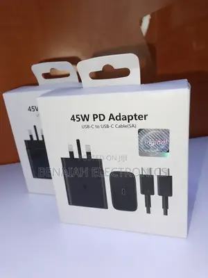 Samsung Galaxy Charger,Fast Charger 45watts (Black)