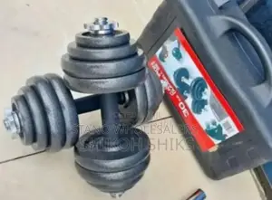 30kg Dumbell Chrome Set