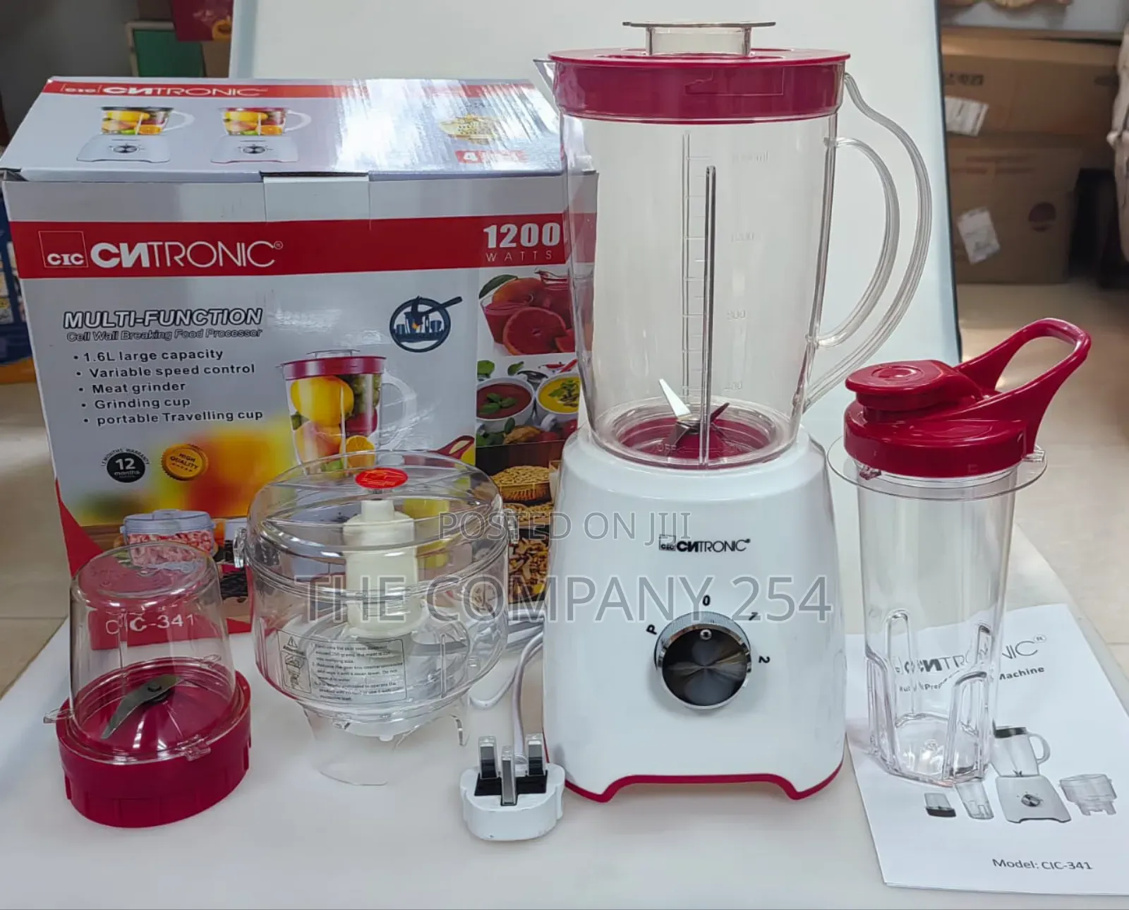 **New700watts 1.6l Unbreakable 4 In 1 Blender / Meat Grinder.