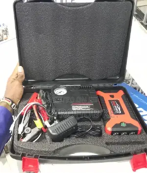 Reliable 99800mah Car Jump Starter With Dual Usb Charging Function.