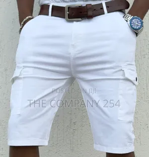 Khaki Combat Casual Cargo Plain Side Pocket Shorts
