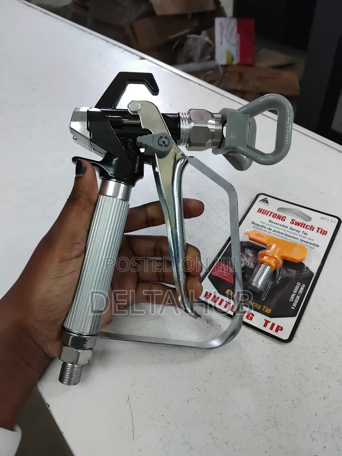 Compact Airless Spray Paint Gun