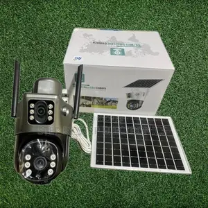 24/7 Colored Night Vision Outdoor Security 4g Dual Lens Solar Camera