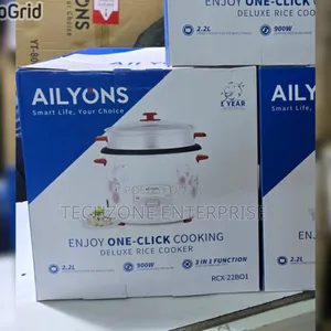 Ailyons RCX-18b01 1.8l 3-in-1 Deluxe Rice Cooker With 700 Watts 