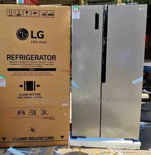 *Lg Side by Side Fridge 519litres No Frost Gc-Fb507pqam