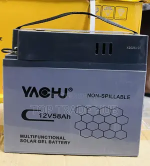 Yachu Multifunctional Deep Cycle Gel Battery 12v 58ah