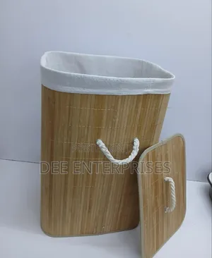 Foldable Large Capacity Wooden Laundry Basket