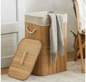 Foldable Wooden Laundry Basket
