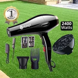 Nunix Hd-77c Professional Hair Blow Dryer With High Heat and Speed