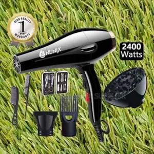 Nunix Hd-77c Hair Blow Dryer 2400 Watts High Power Ideal for Home Use
