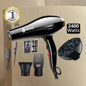 Nunix Hd-77c Professional Hair Blow Dryer With High-Power 2400w Motor