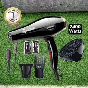 Nunix Hd- 77c 2400 Watts Professional Blow Dryer With Ionic Technology