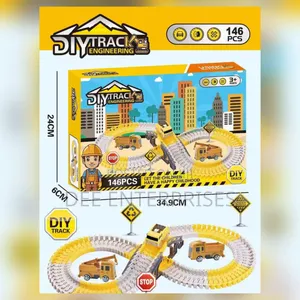 Construction Race Tracks for Kids