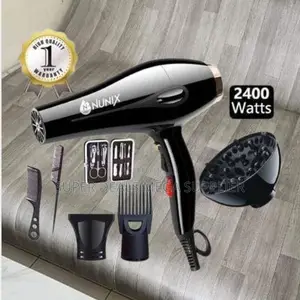 Nunix Hd- 77c Professional Hair Blow Dryer With Speed Settings