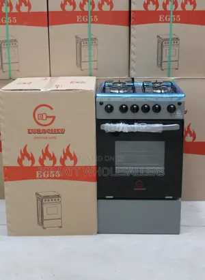 Eurochef Full Gas With Electric Oven +Timer Standing Cooker