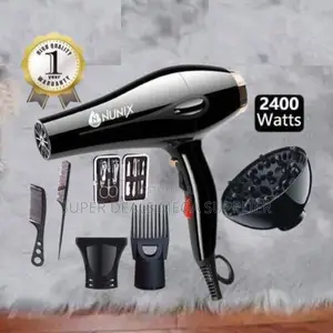 Nunix Hd- 77c Hair Blow Dryer Professional Strength for Salon Use