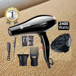 Nunix Hd-77c Blow Dryer Fast and Professional Hair Drying Tool