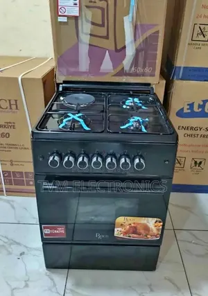 Roch 60×60cm Standing Cooker 3 Gas Plus 1 Electric With Electric Oven