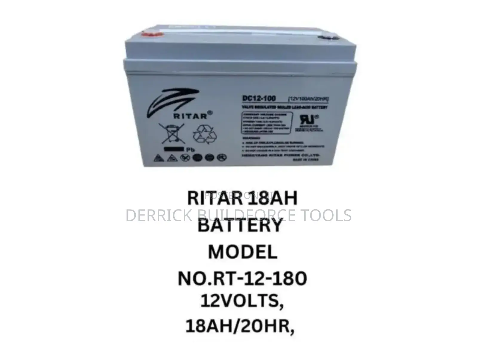 Ritar 12v 18ah Battery