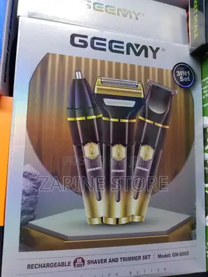 Rechargeable 3 in 1 Geemy Set Shaver, Trimmer Smoother