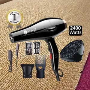 Nunix Hd-77c 2400 Watts Professional Salon Blow Dryer Ionic Technology