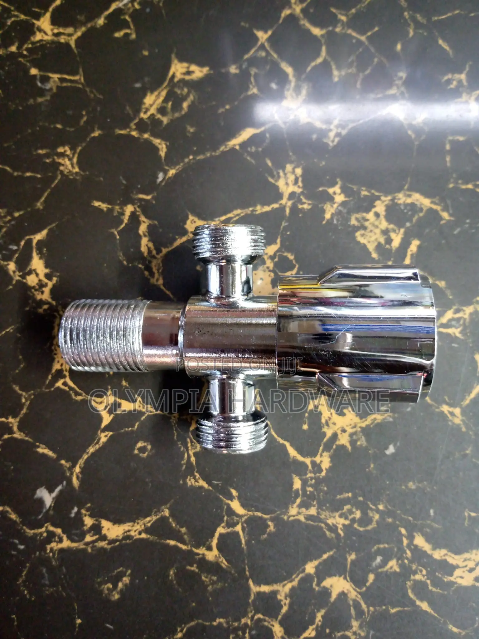 Crossed Angle Valve ( Silver)