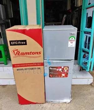 128 Liters 2 Door Direct Cool Fridge, Silver- Rf/173