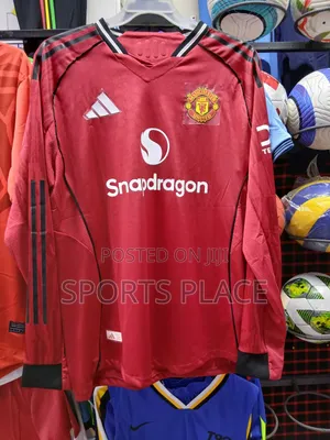 New Season Manchester United Home Kit Long Sleeve Jersey