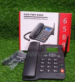 GSM 6588 Deskphone Wireless Phone Compatible With All Networks