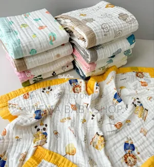 Baby Muslin Shawl/Swaddle Blanket (1m×1.5m)