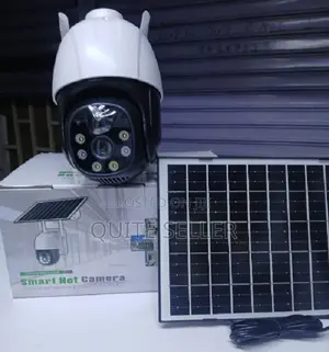 V380 4g PTZ Solar Camera - Solar-Powered and Battery-Operated