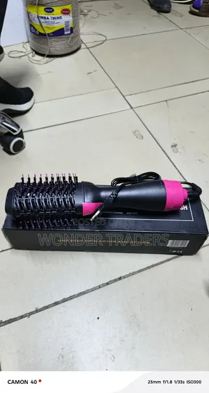 Electric Hair Straightener Brush Dryer
