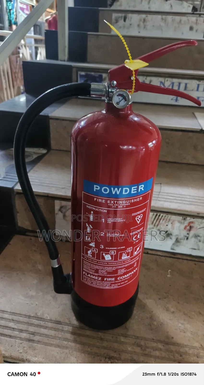4 Kg Dry Powder Fire Extinguisher