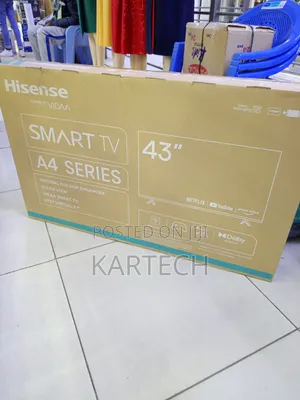 Hisense A4k Series 43-Inch FHD Smart Led Frameless Tv Youtube, Netflix
