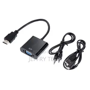 Hdmi to Vga Adapter With Power and Audio Port