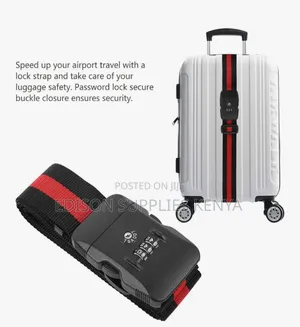 Suitcase Straps Luggage Straps 2m Combination Lock Travel Bag Strap